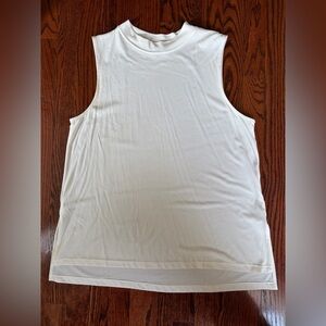 Banana Republic White Sleeveless Tank Top